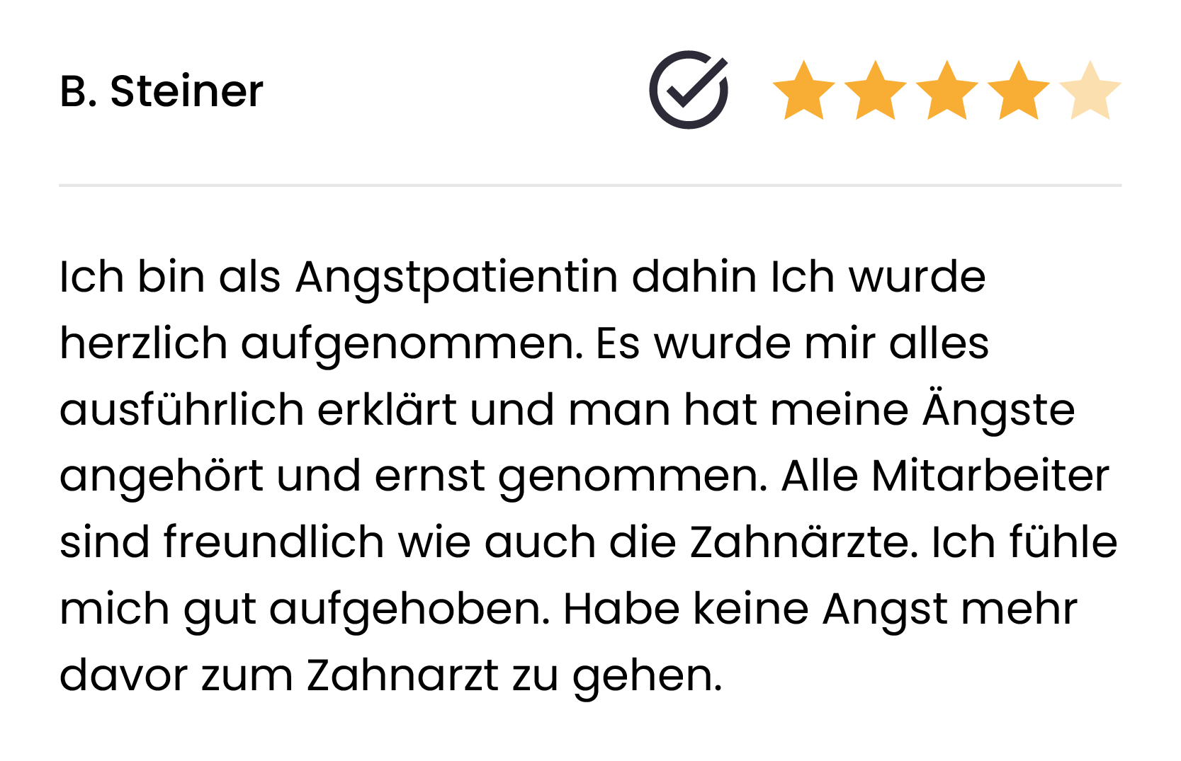 Zahnarzt Referenz Ittigen 2